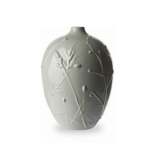 PHEBE Blómavasi ljósgrænn keramik 23x32cm